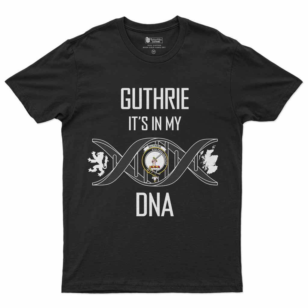 Guthrie Clan DNA Men's T-Shirt Black - Tartan Vibes Clothing