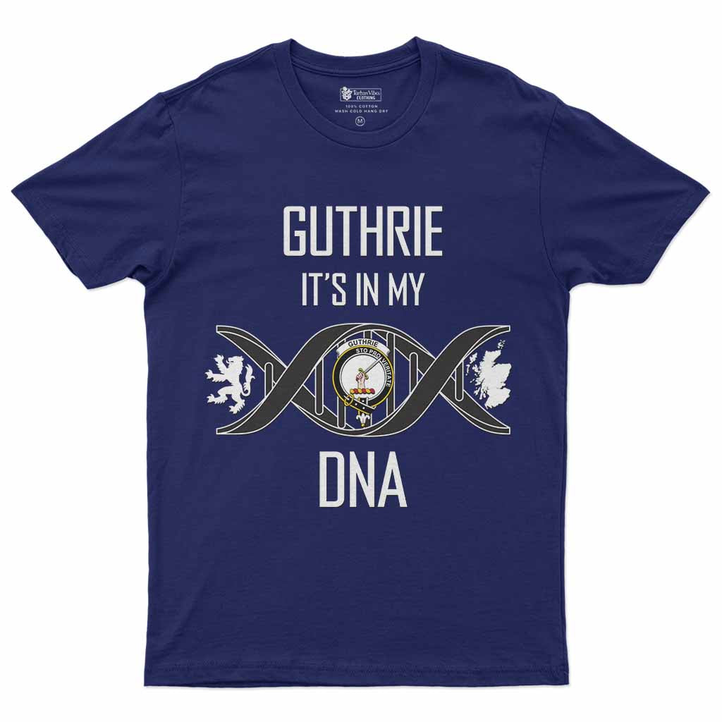 Guthrie Clan DNA Men's T-Shirt Navy - Tartan Vibes Clothing