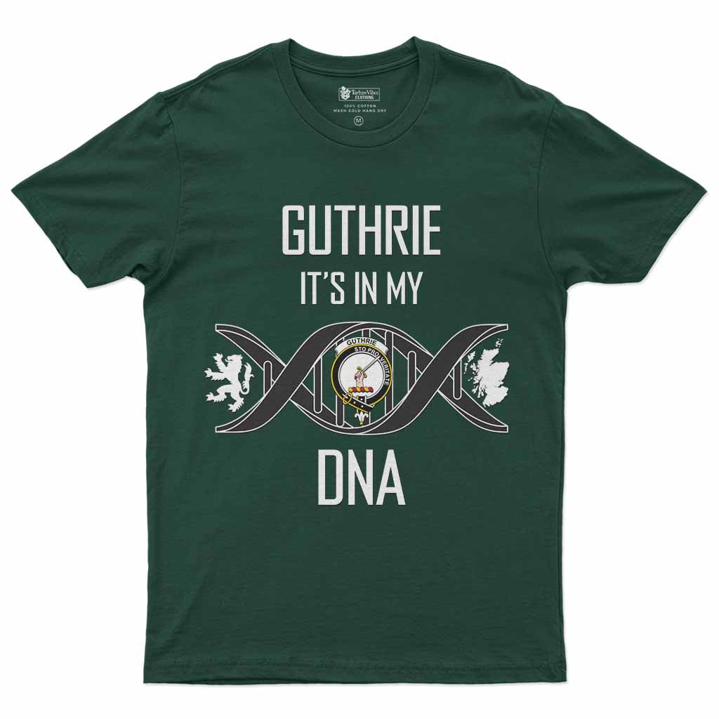 Guthrie Clan DNA Men's T-Shirt Forest Green - Tartan Vibes Clothing