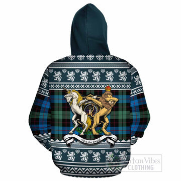 Guthrie Clan Tartan Crest Christmas Cotton Hoodie Coat of Arms Funny Style