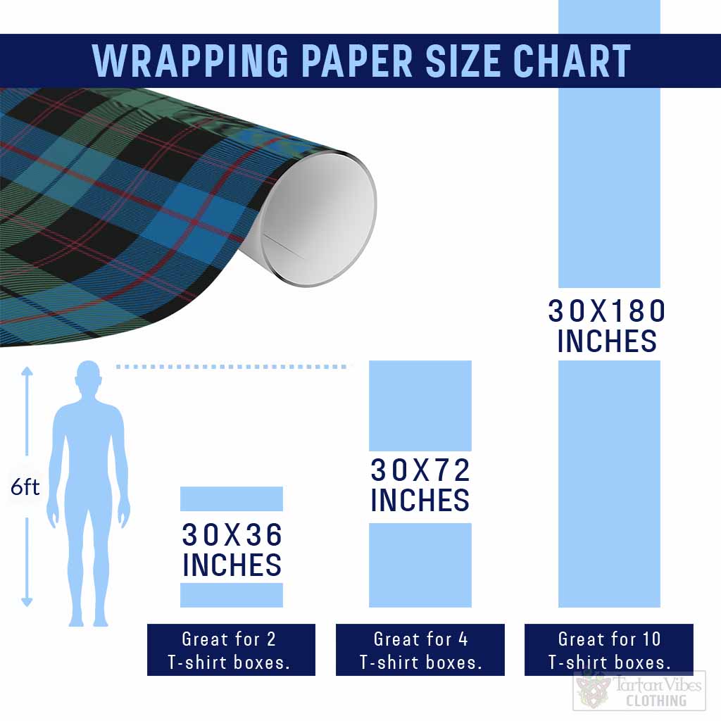 Guthrie Classic Tartan Wrapping Paper, Classic Scottish Plaid Gift Wrap