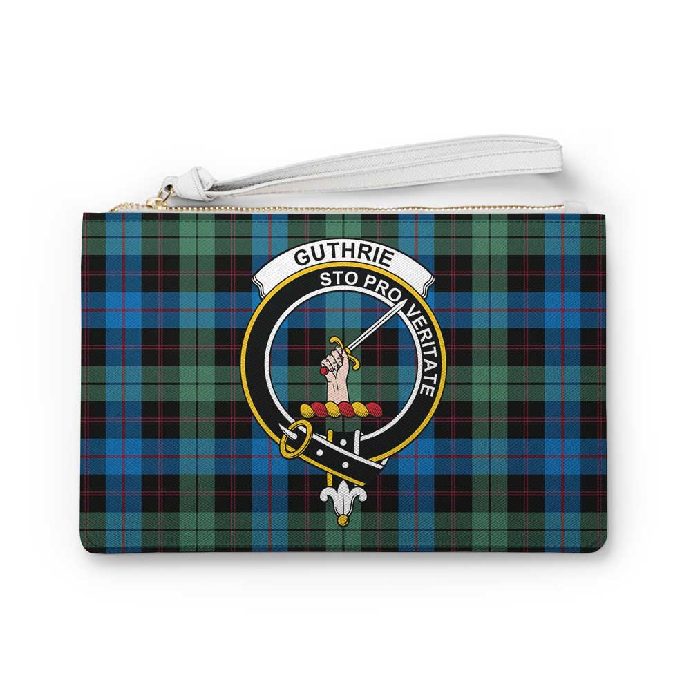 Tartan Vibes Clothing Guthrie Family Crest Tartan Clutch Bag