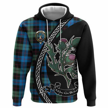 Guthrie Family Crest Tartan Hoodie Alba Thistle Inspired