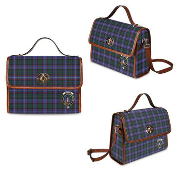 guthrie-modern-tartan-leather-strap-waterproof-canvas-bag-with-family-crest