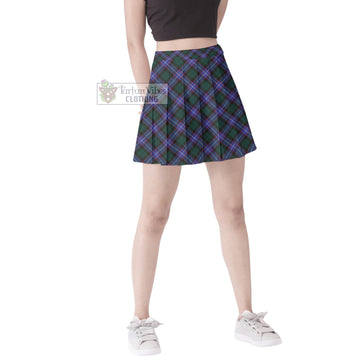 Guthrie Modern Tartan Women's Plated Mini Skirt
