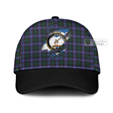 Guthrie Modern Tartan Classic Cap with Family Crest In Me Style