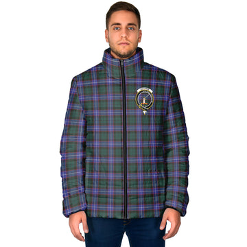 Guthrie Modern Tartan Padded Jacket with Family Crest