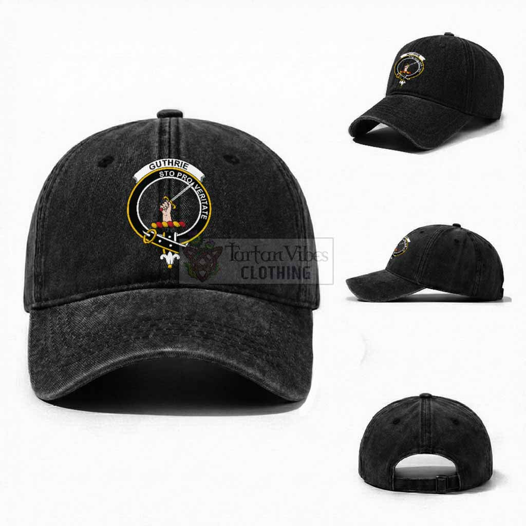 Guthrie Scottish Clan Crest Washed Baseball Cap