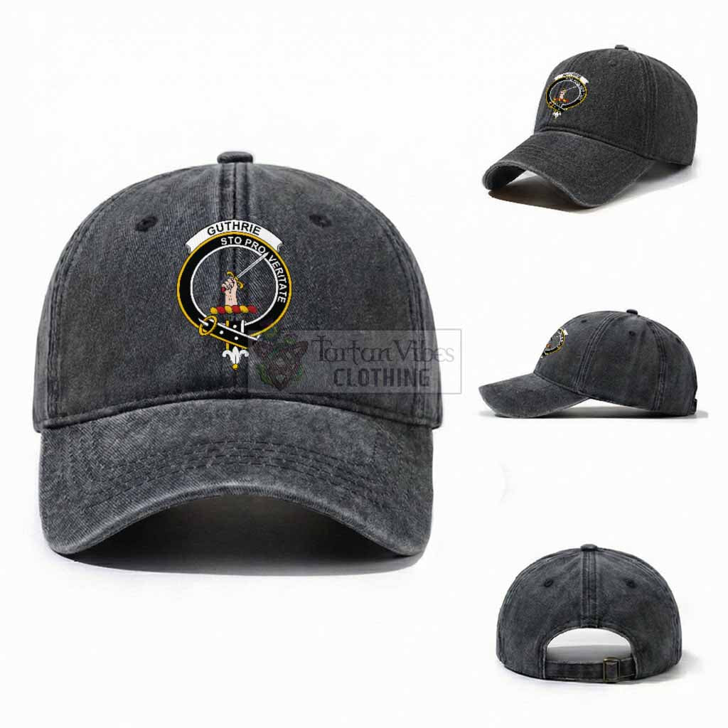 Guthrie Scottish Clan Crest Washed Baseball Cap