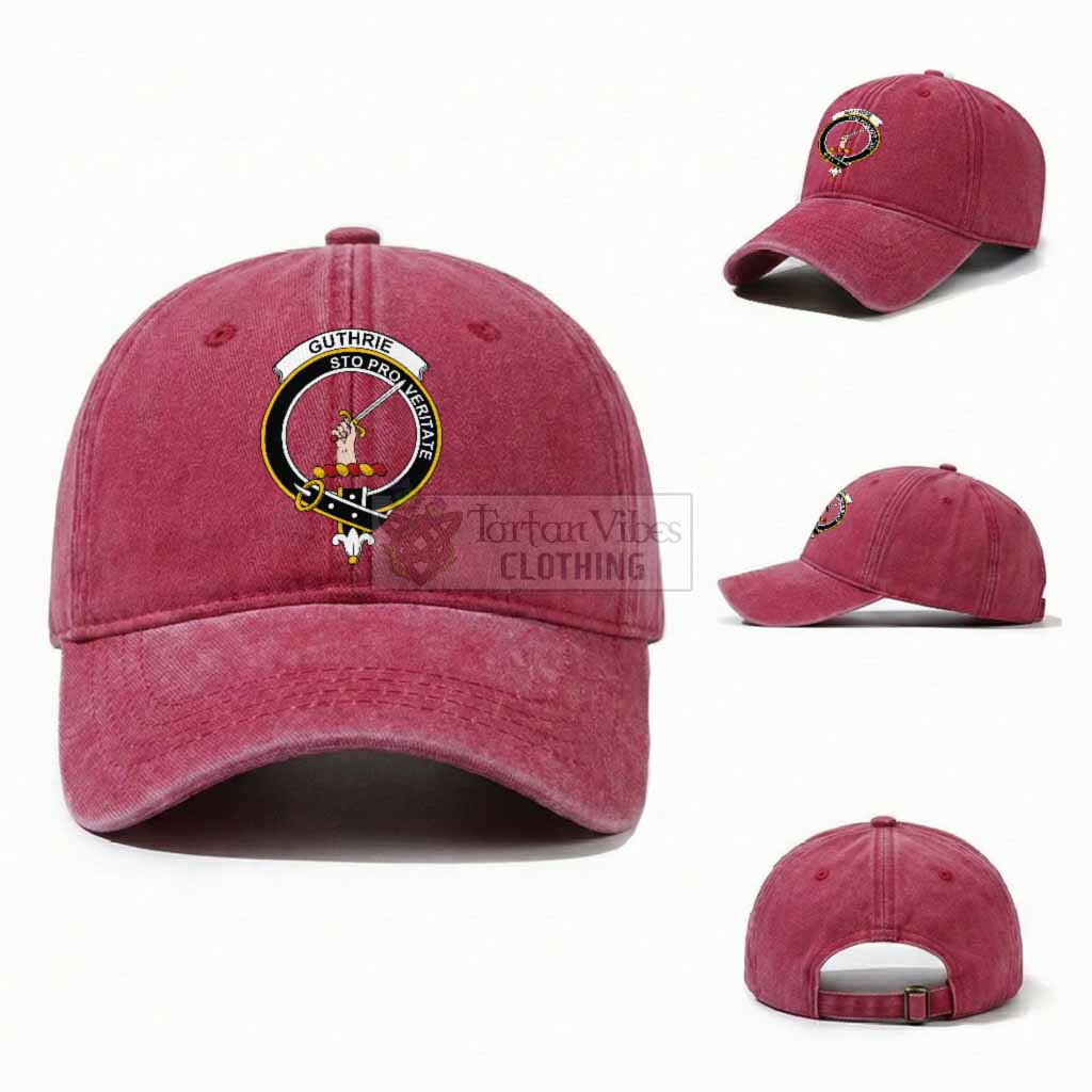 Guthrie Scottish Clan Crest Washed Baseball Cap
