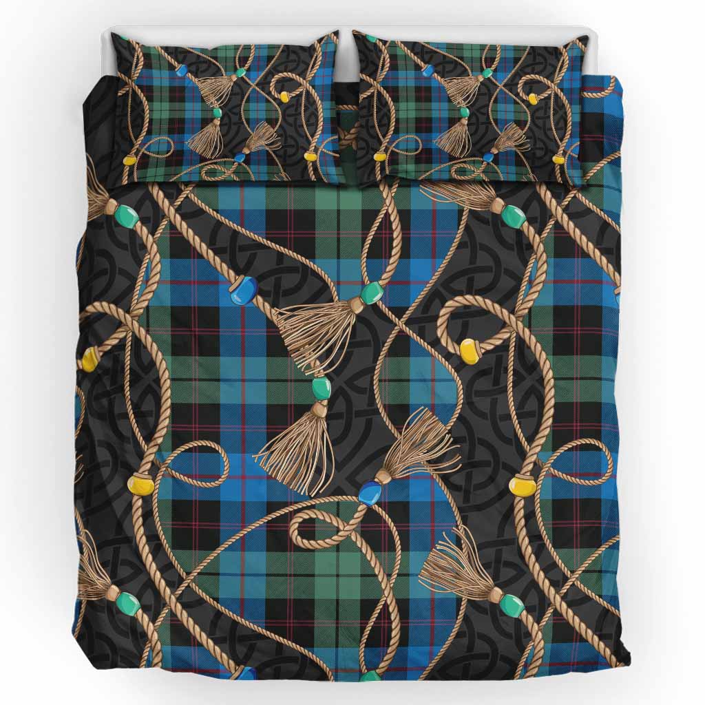 Guthrie Scottish Tartan Twisted Ropes Stylized Bedding Set UK Bedding Set UK King 91*87 inch - Tartan Vibes Clothing