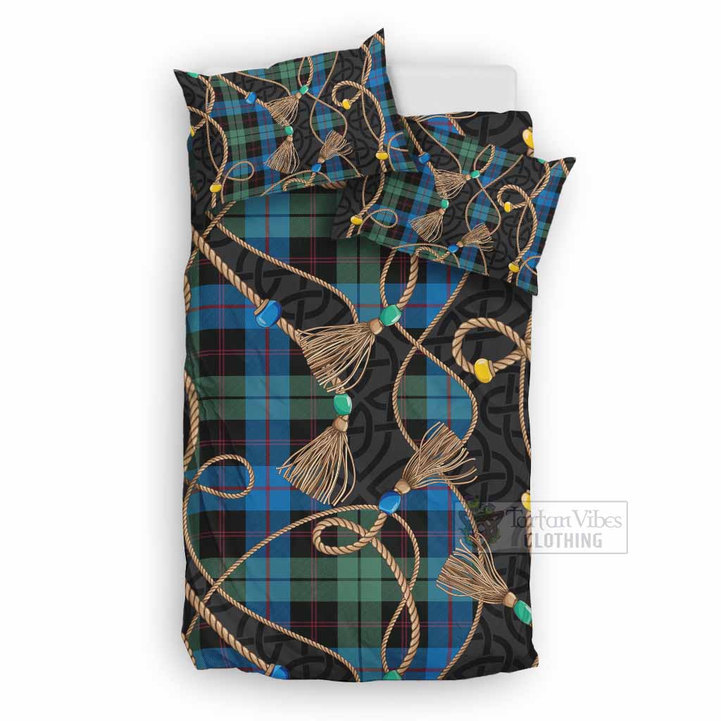 Guthrie Scottish Tartan Twisted Ropes Stylized Bedding Set UK Bedding Set UK Double 79*79 inch - Tartan Vibes Clothing