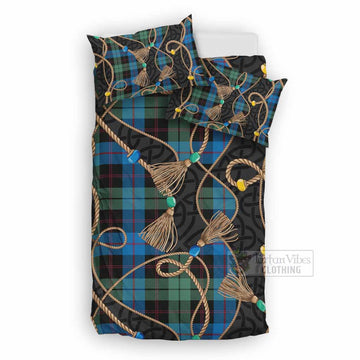 Guthrie Scottish Tartan Twisted Ropes Stylized Bedding Set UK Bedding Set UK Double 79*79 inch - Tartan Vibes Clothing