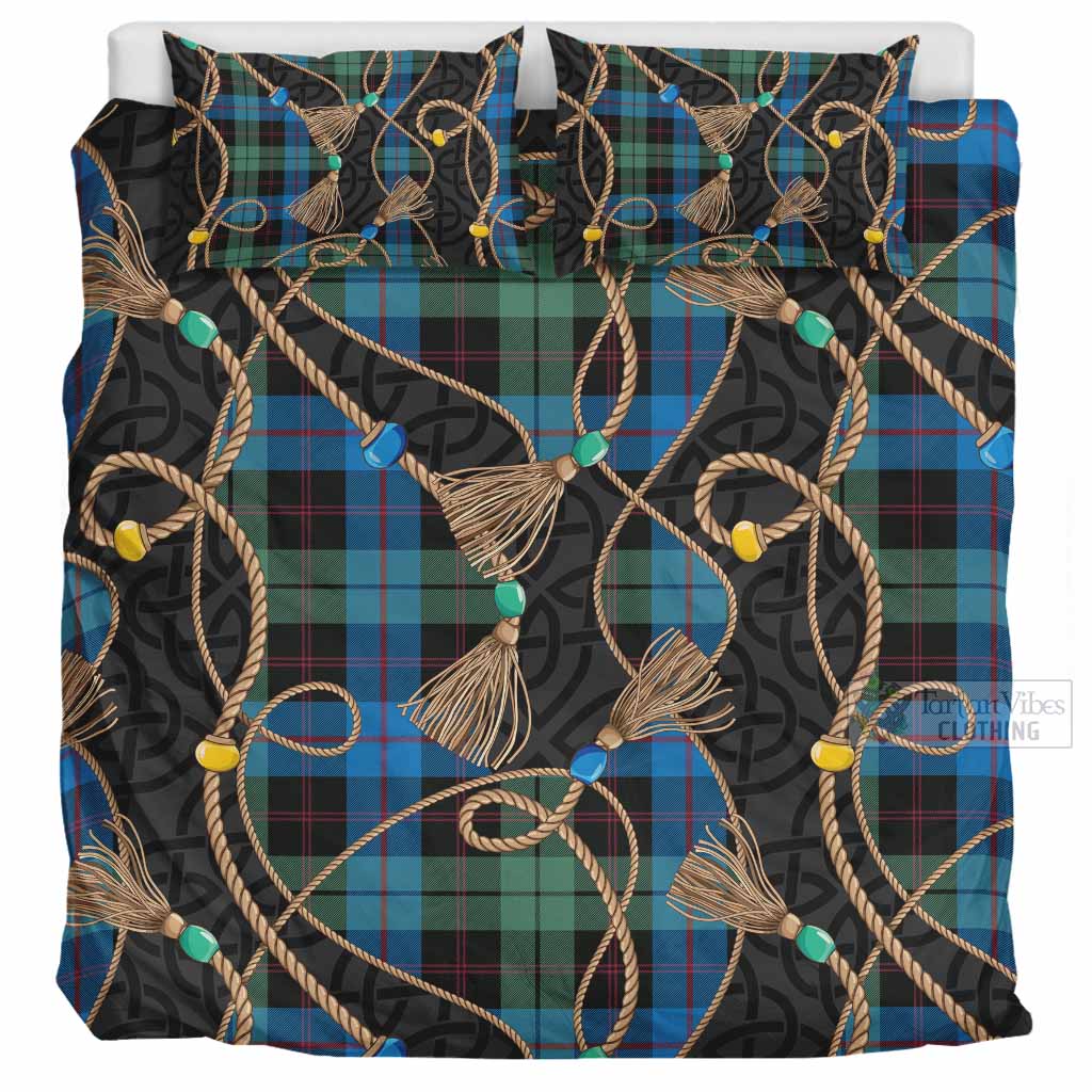 Guthrie Scottish Tartan Twisted Ropes Stylized Bedding Set UK Bedding Set UK Super King 104*94 inch - Tartan Vibes Clothing
