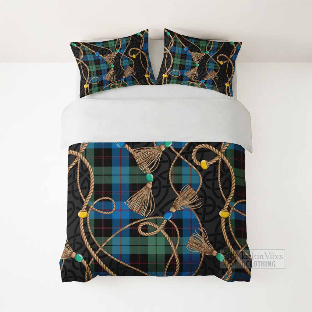 Guthrie Scottish Tartan Twisted Ropes Stylized Bedding Set - Tartan Vibes Clothing