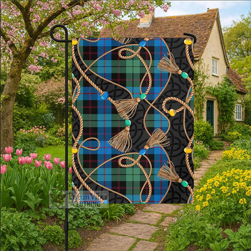 Guthrie Scottish Tartan Twisted Ropes Stylized Garden Flag - Tartan Vibes Clothing