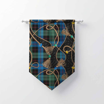 Guthrie Scottish Tartan Twisted Ropes Stylized Gonfalon