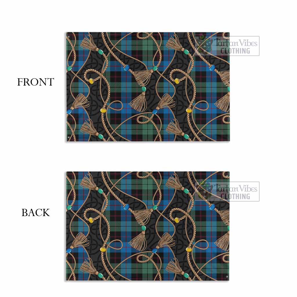 Guthrie Scottish Tartan Twisted Ropes Stylized House Flag - Tartan Vibes Clothing