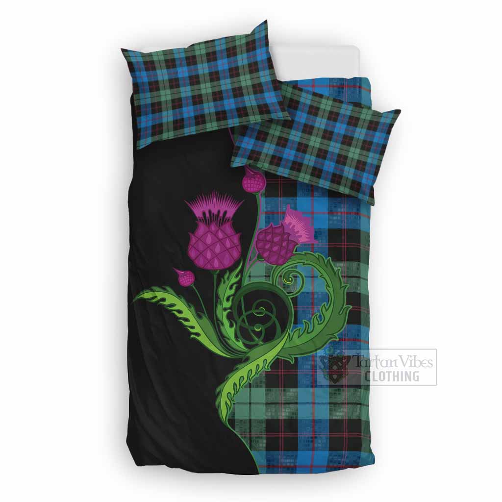 Guthrie Tartan Bedding Set Traditional Scottish Thistle UK Bedding Set UK Double 79*79 inch - Tartan Vibes Clothing