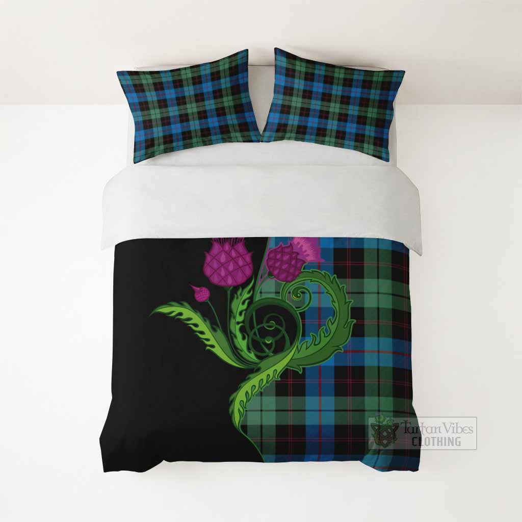 Guthrie Tartan Bedding Set Traditional Scottish Thistle - Tartan Vibes Clothing