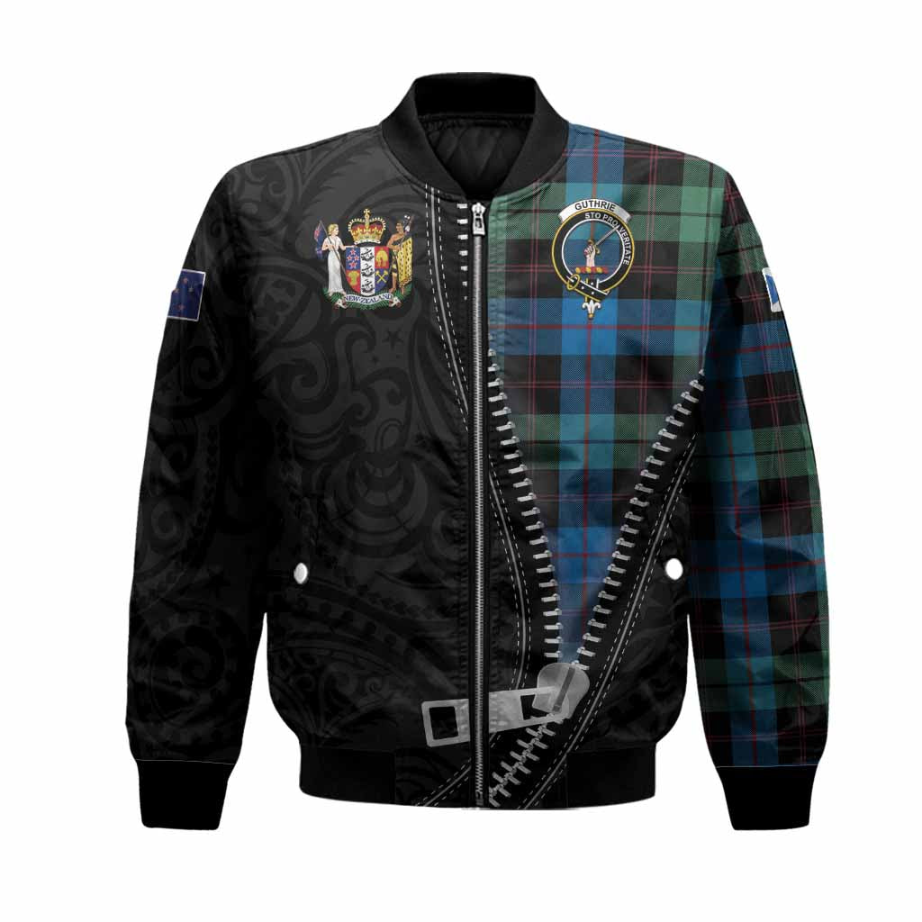 Guthrie Tartan Bomber Jacket New Zealand Pattern Unique Zipper Stylized