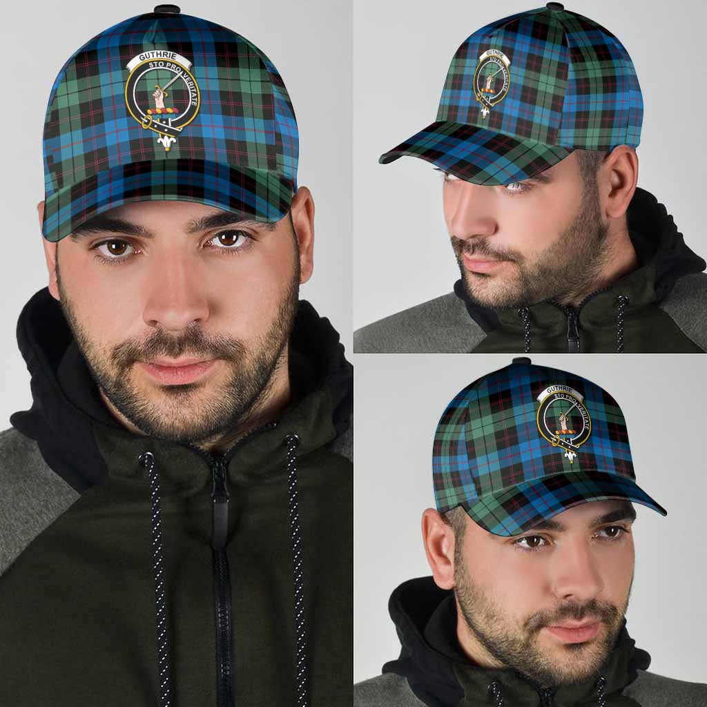 Guthrie Tartan Classic Cap with Family Crest