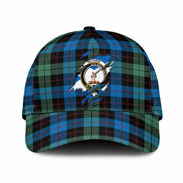 Guthrie Tartan Classic Cap with Family Crest In Me Style