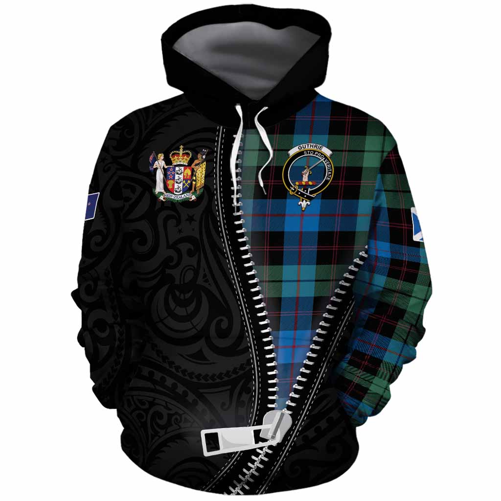 Guthrie Tartan Cotton Hoodie New Zealand Pattern Unique Zipper Stylized