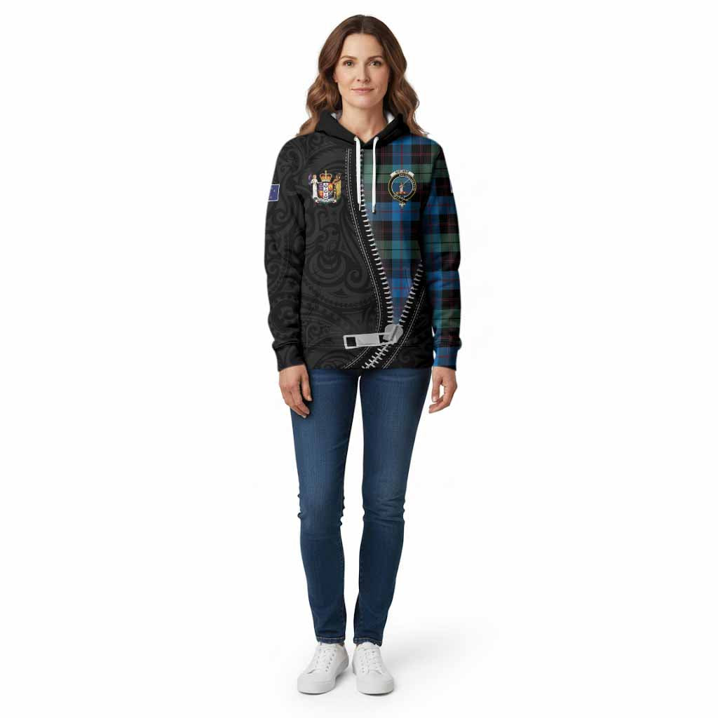 Guthrie Tartan Cotton Hoodie New Zealand Pattern Unique Zipper Stylized