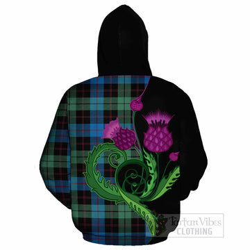 Guthrie Tartan Cotton Hoodie Traditional Scottish Thistle