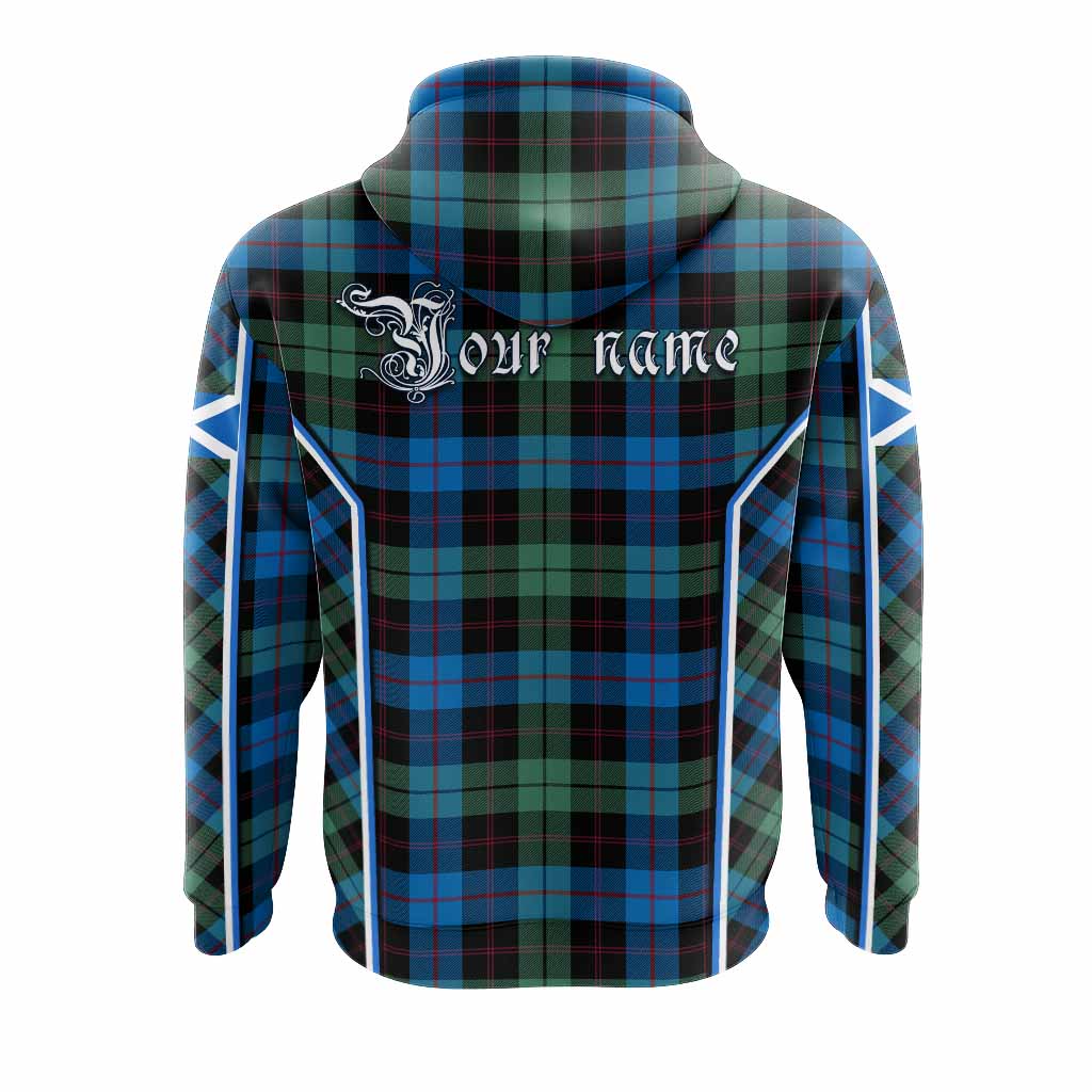Guthrie Tartan Crest Hoodie Scotland Coat of Arm Flag Style - Tartan Vibes Clothing