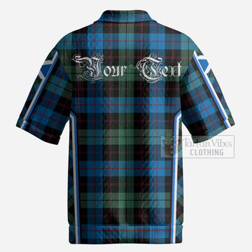 Guthrie Tartan Crest Men’s Polo Sweater Top Scotland Coat of Arm Flag Style