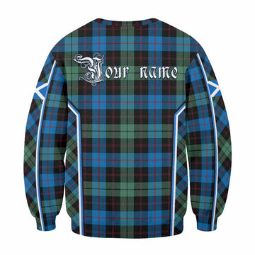 Guthrie Tartan Crest Sweatshirt Scotland Coat of Arm Flag Style - Tartan Vibes Clothing