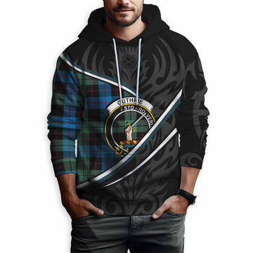 Guthrie Tartan Family Crest Hoodie Celtic Scottish Thistle Floral