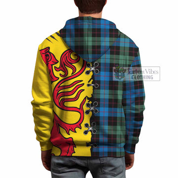 Guthrie Tartan Family Crest Hoodie Lion Rampant Honor