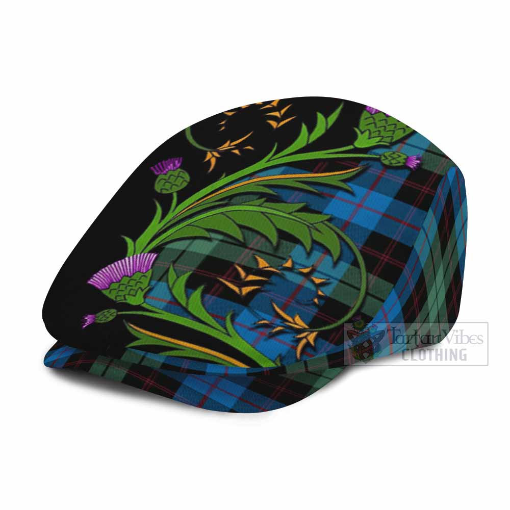 Guthrie Tartan Flat Cap, Jeff Cap Scottish Thistle Pride Heritage Art - Tartan Vibes Clothing