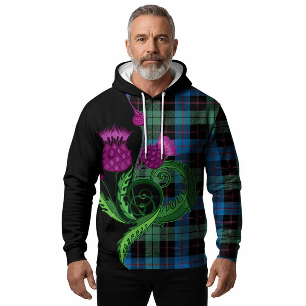 Guthrie Tartan Hoodie Traditional Scottish Thistle