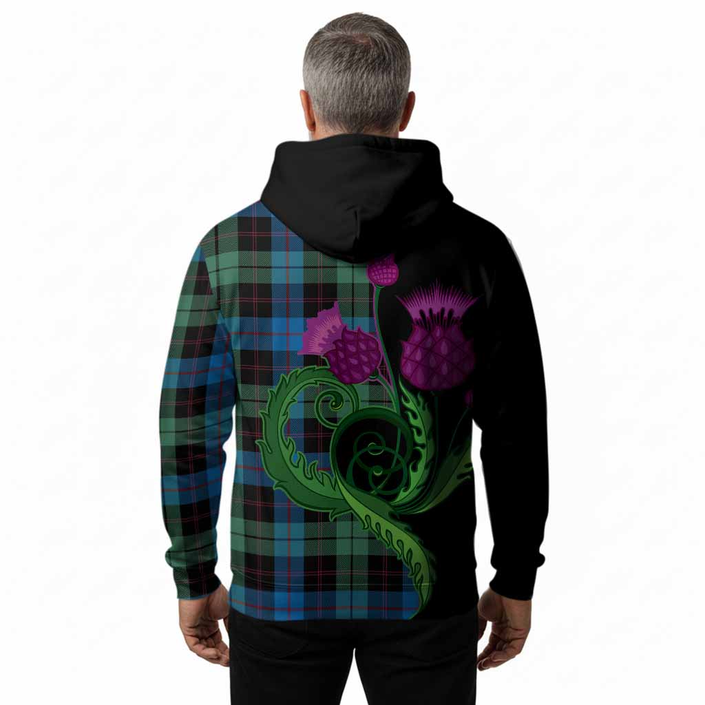 Guthrie Tartan Hoodie Traditional Scottish Thistle