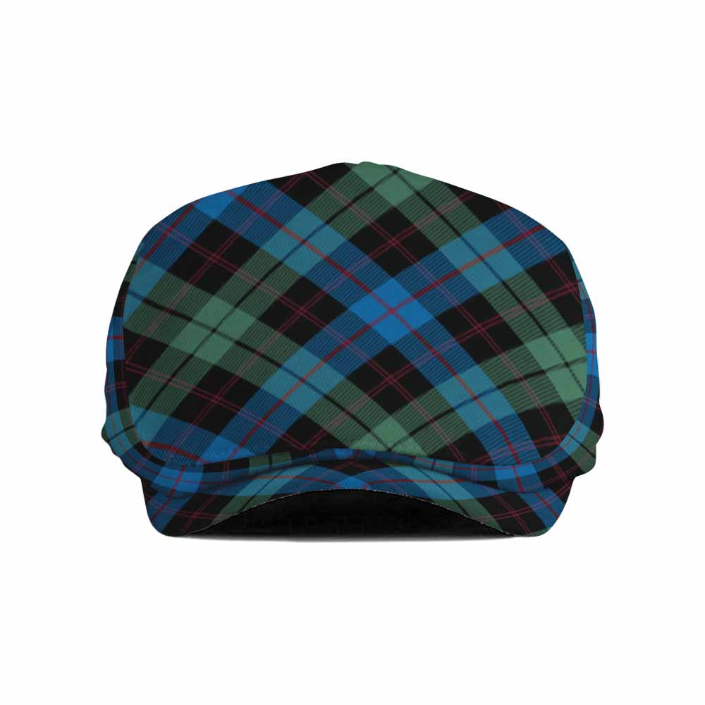 Guthrie Tartan Flat Cap, Jeff Cap Cross Style Flat Cap S 22" - 23.2" - Tartan Vibes Clothing