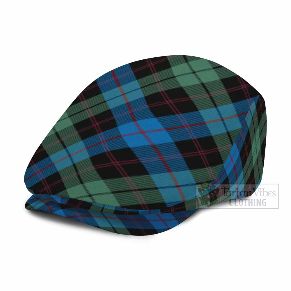 Guthrie Tartan Flat Cap, Jeff Cap Cross Style - Tartan Vibes Clothing