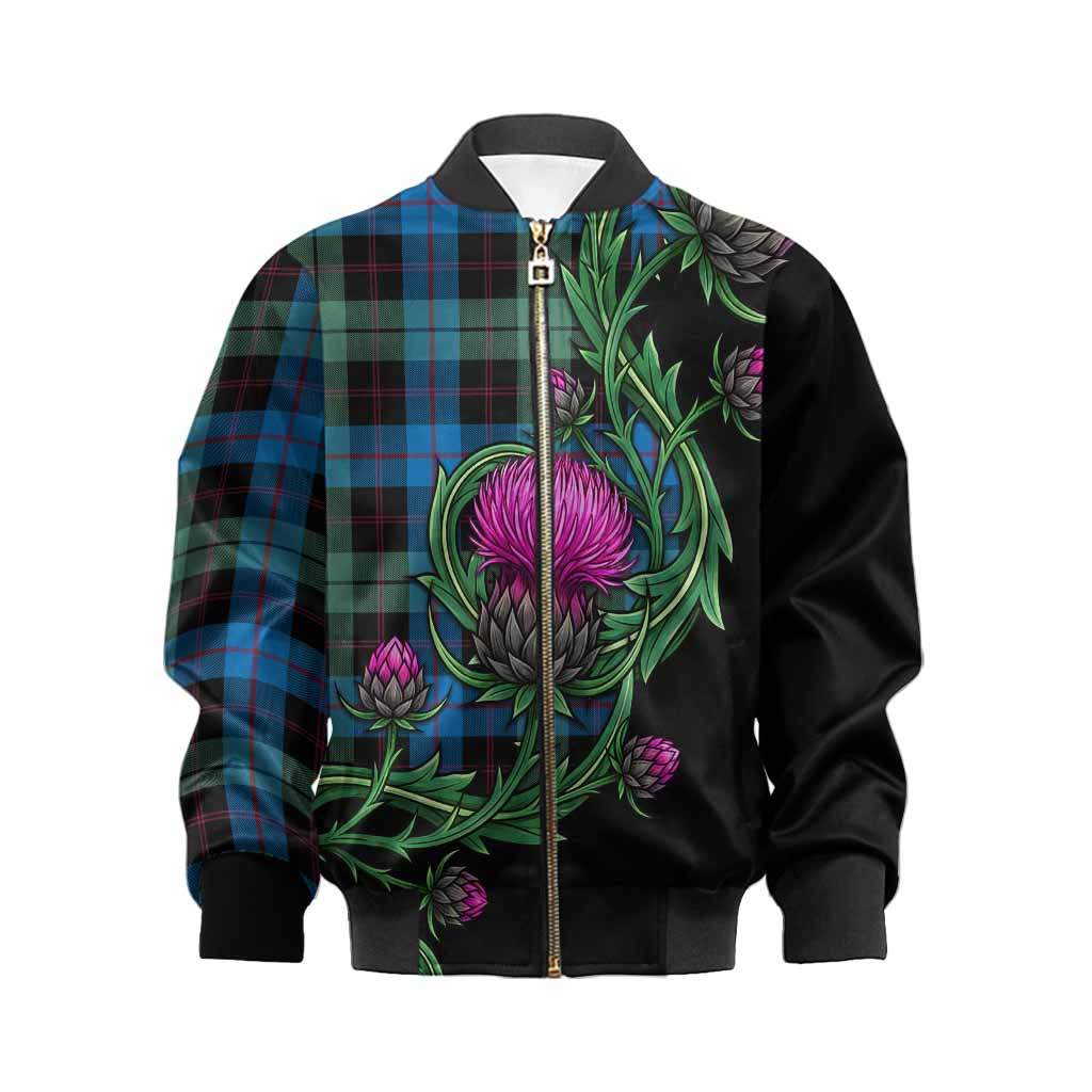 Guthrie Tartan Kid Bomber Jacket Resilient Scottish Thistle Kid XS - Tartan Vibes Clothing