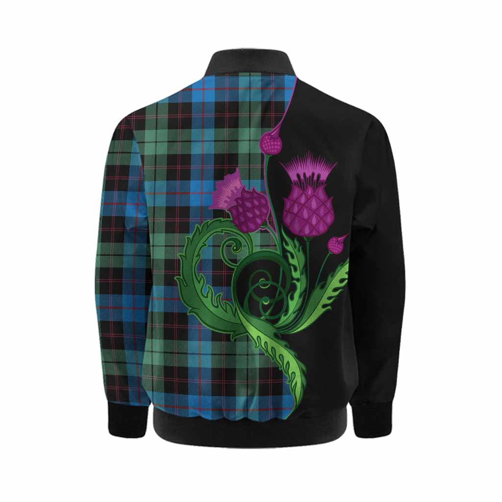 Guthrie Tartan Kid Bomber Jacket Traditional Scottish Thistle Kid - Tartan Vibes Clothing