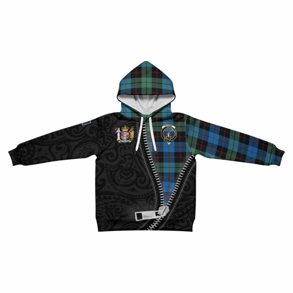 Guthrie Tartan Kid Hoodie New Zealand Pattern Unique Zipper Stylized