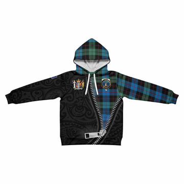 Guthrie Tartan Kid Hoodie New Zealand Pattern Unique Zipper Stylized