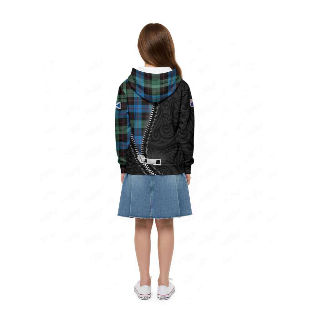 Guthrie Tartan Kid Hoodie New Zealand Pattern Unique Zipper Stylized