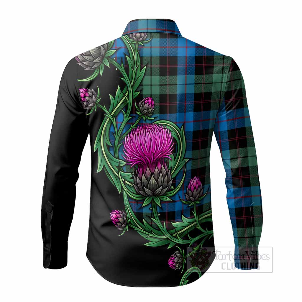 Guthrie Tartan Long Sleeve Button Shirts Resilient Scottish Thistle