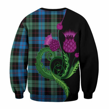 Guthrie Tartan Sweatshirt Traditional Scottish Thistle