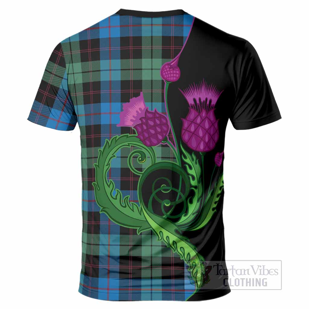 Guthrie Tartan T-Shirt Traditional Scottish Thistle
