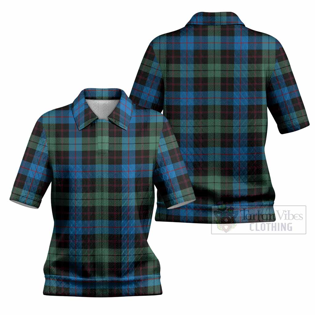 Guthrie Tartan Women’s Polo Sweater Top