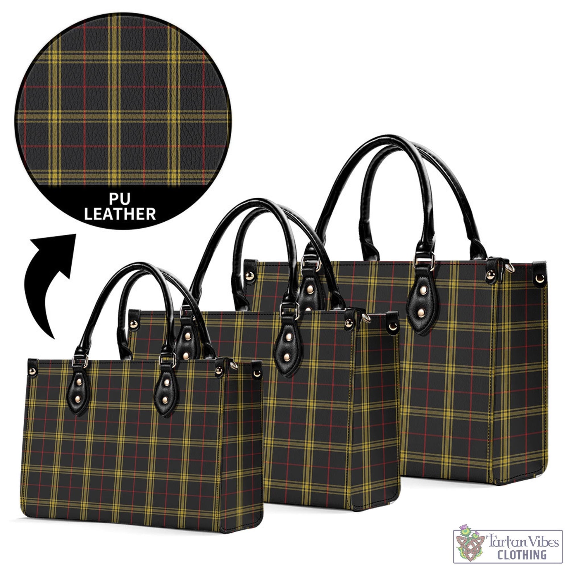 Gwynn Tartan Luxury Leather Handbags - Tartan Vibes Clothing